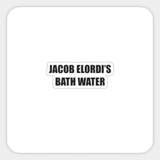 Jacob elordi's bath water saltburn funny meme Sticker